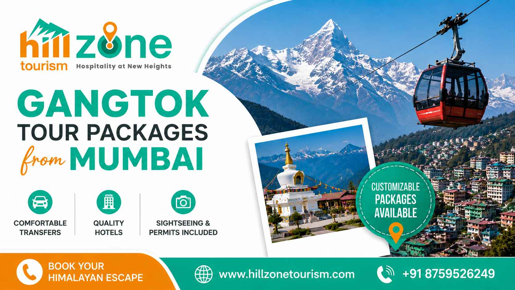 Gangtok Tour Packages from Mumbai | Hillzone Tourism